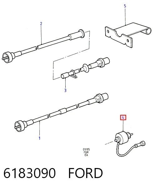 Compre Sensor de velocidade Ford Escort 7