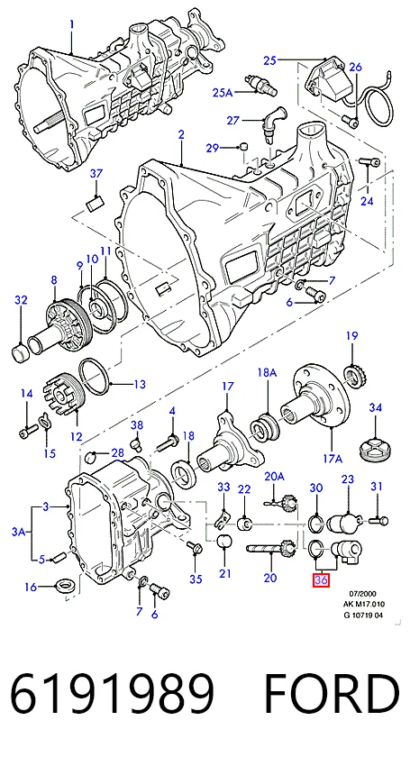 Sensor de velocidade para Ford Transit IV E