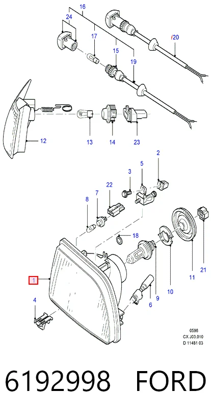 Compre Luz esquerda Ford Fiesta 