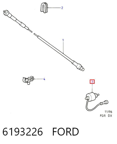 Sensor de velocidade para Ford Escort VII ALL