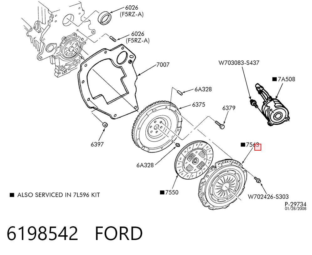 Cesta de embraiagem para Ford Escort CLASSIC AAL, ABL