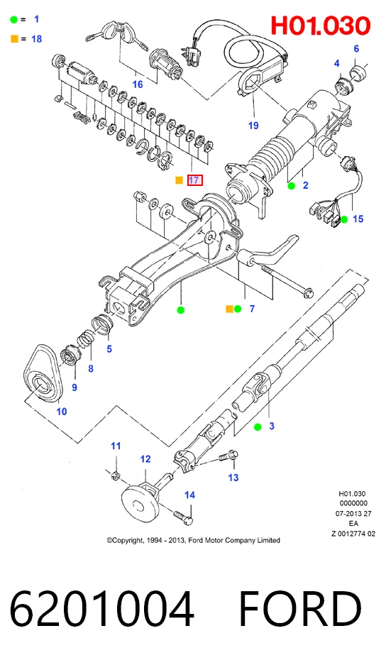 Trinco de fecho de ignição Ford Sierra preço, a partir de 10,38 USD