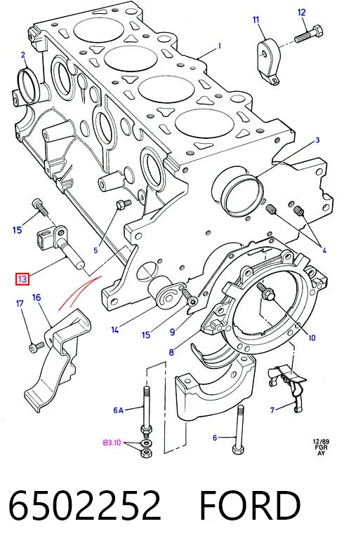 Sensor de posição (de revoluções) de cambota Ford Escort preço, a partir de 19,64 USD
