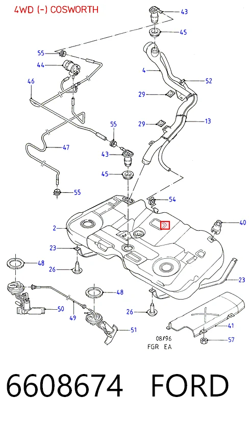 Tanque de combustível Ford Escort  AVL ao melhor preço