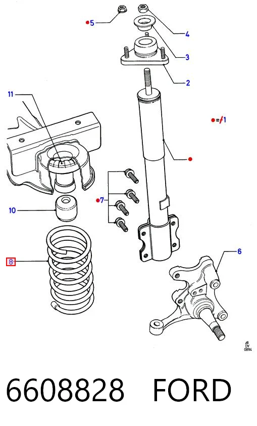  para Ford Transit  (E)