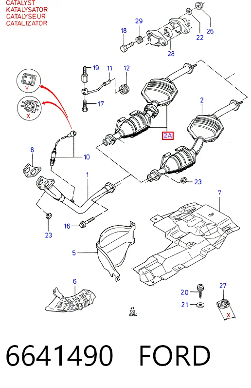 Compre Convertidor - catalisador Ford Sierra 2