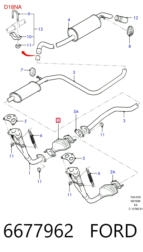 Compre Convertidor - catalisador Ford Escort 