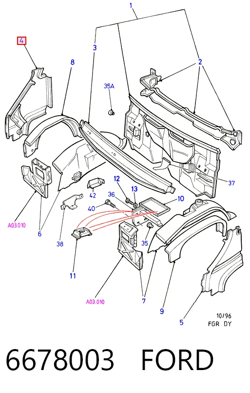  para Ford Transit  (T)