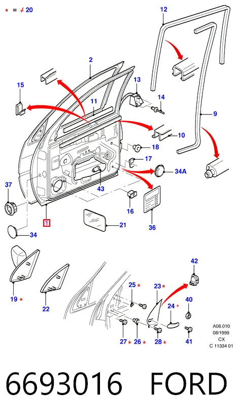 6693016 Ford