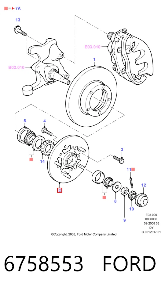 Compre Cubo dianteiro Ford Transit 4