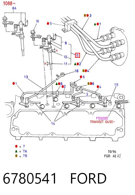 Compre Injetor de injeção de combustível Ford Transit 4