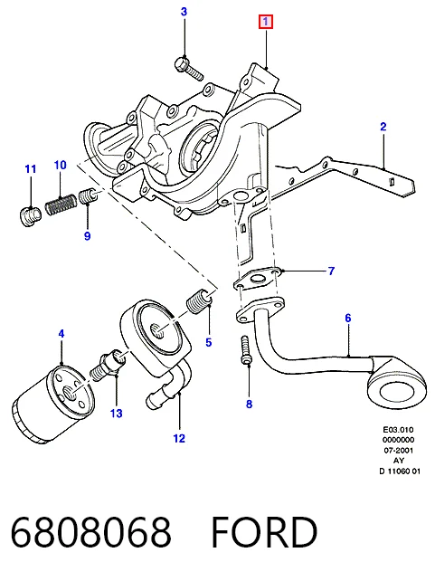 Bomba de óleo para Ford Mondeo GBP