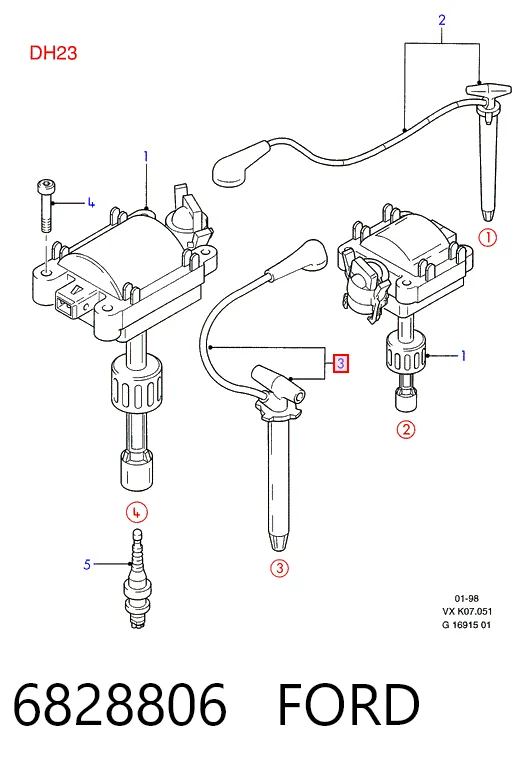 Fios de alta voltagem, kit Ford Galaxy preço, a partir de 15,76 USD