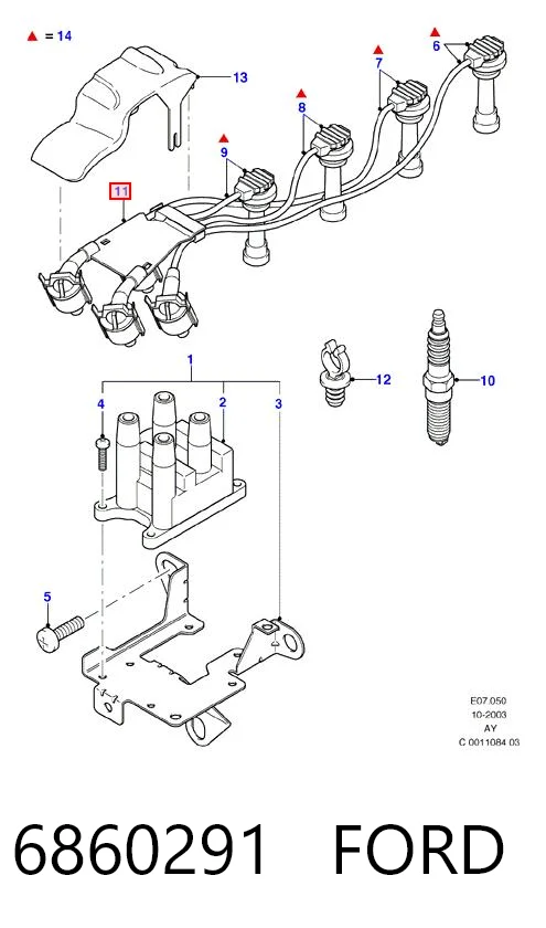 Bobina de ignição Ford Fiesta II FBD ao melhor preço