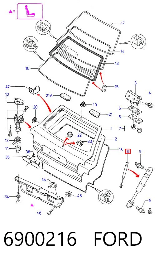 Preço da peça  Escort  hatchback