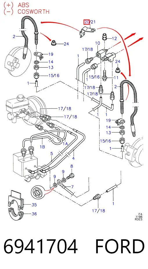  Orion III sedan (1990-1993) original desde 22,36 €