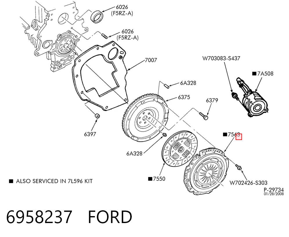 Cesta de embraiagem para Ford Escort CLASSIC AAL, ABL