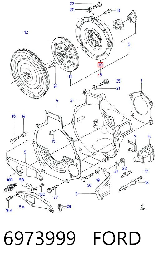 Compre Cesta de embraiagem Ford Transit 4