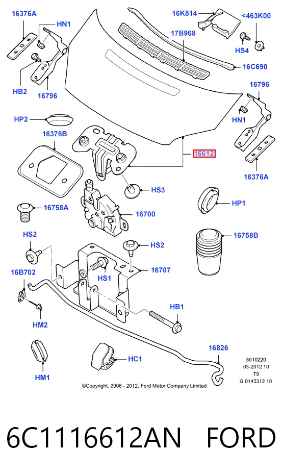  Capota Ford Transit VI сaixa (V347/8) (2006 - 2014) VI