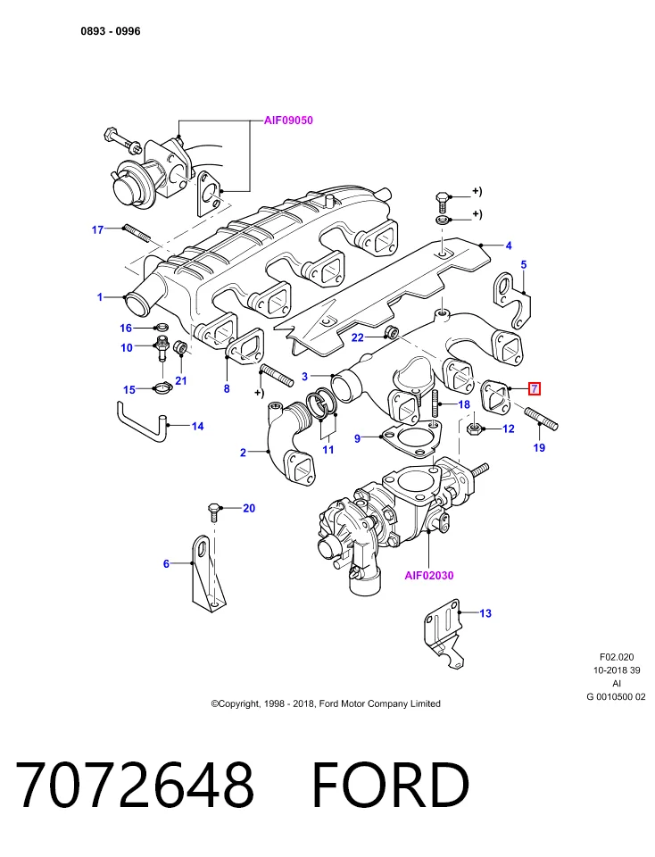 Vedante de tubo coletor de escape para Jeep Cherokee II XJ