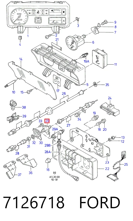 Compre Sensor de velocidade Ford Escort 7