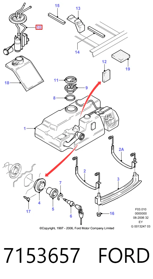 Compre Bomba de combustível elétrica submersível Ford Transit 4