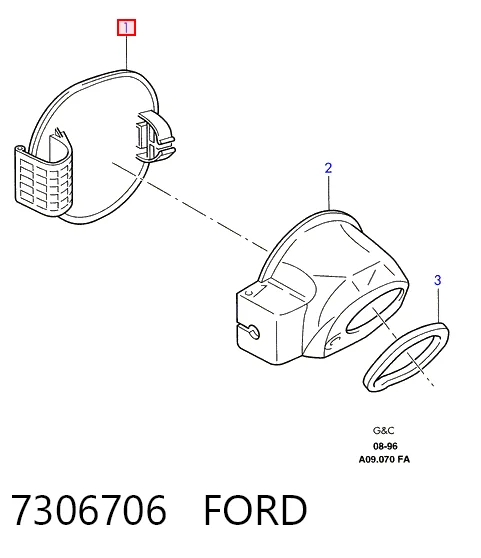 Alcapão do tanque de combustível para Ford Escort GAL, AFL