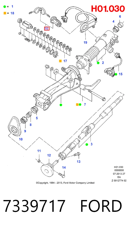 para Ford Escort VI (GAL)