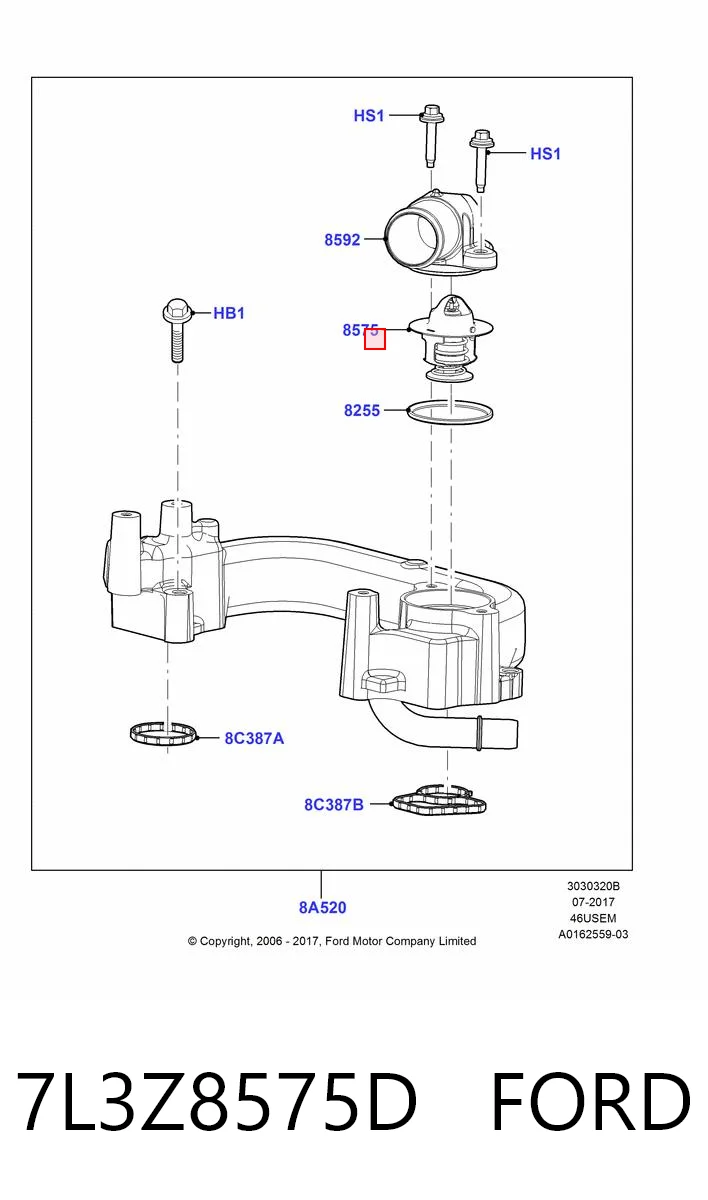 Termostato para Ford Explorer  