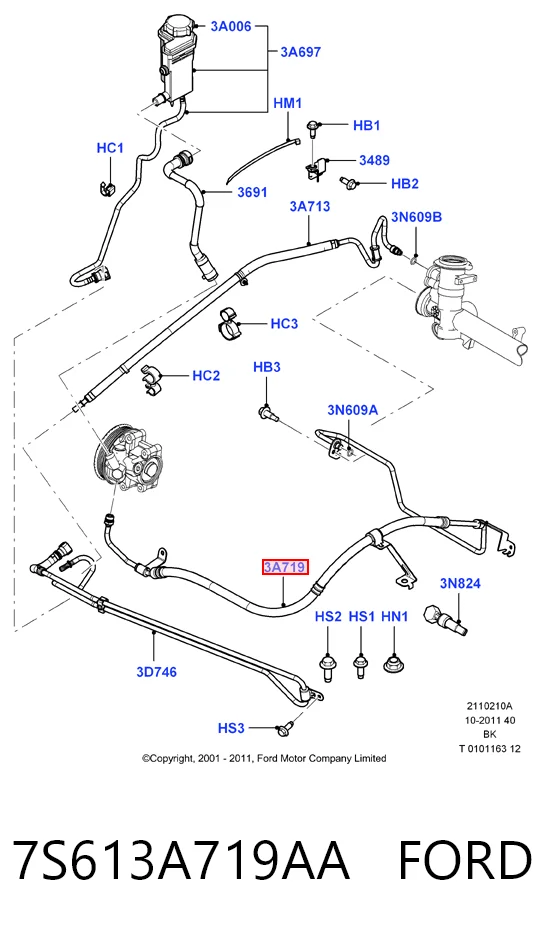 7S613A719AA Ford
