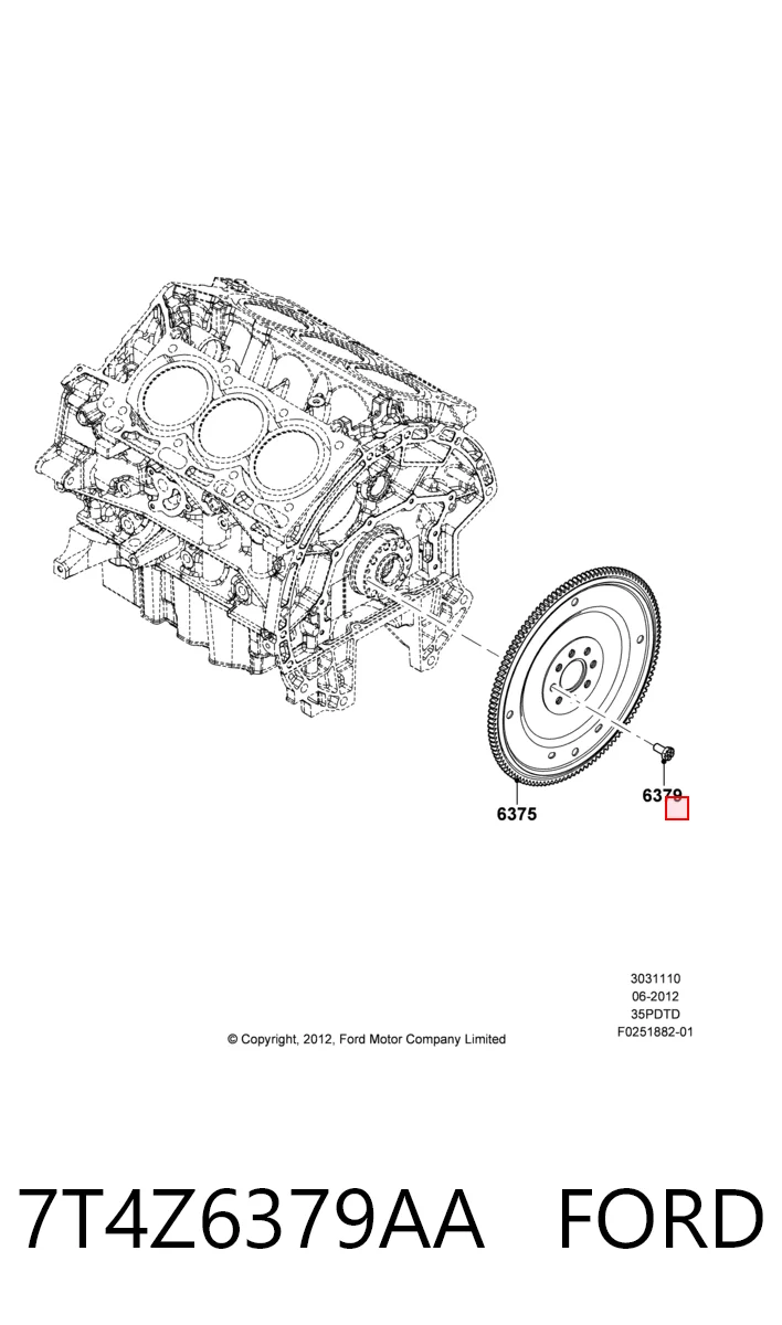 7T4Z6379AA Ford