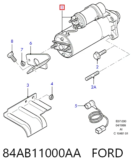 84AB11000AA Ford