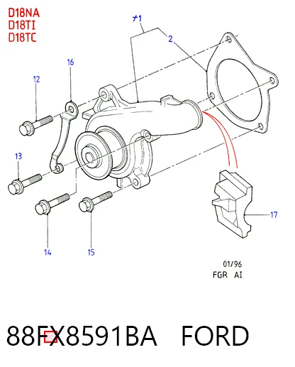 88FX8591BA Ford