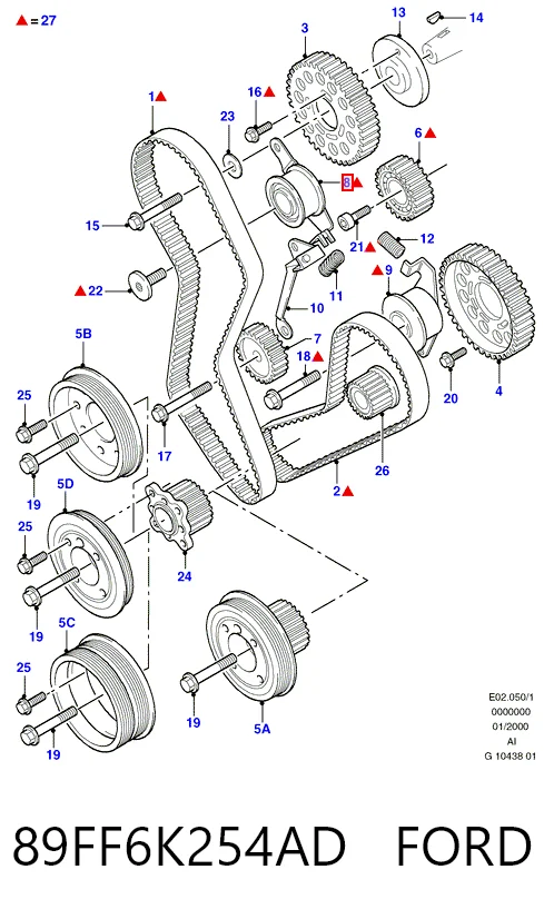 89FF6K254AD Ford