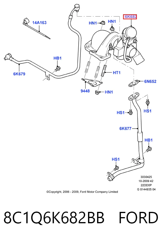 8C1Q6K682BB Ford Turbina
