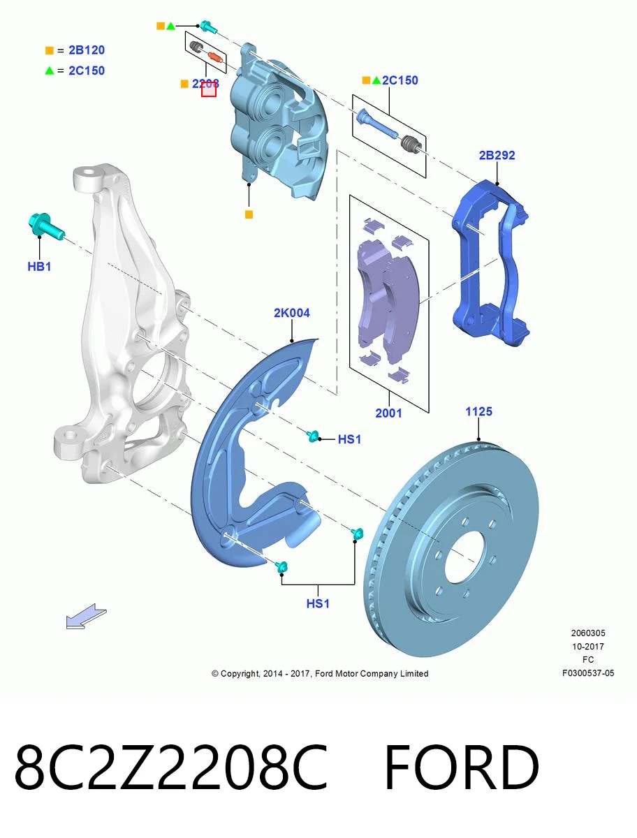 8C2Z2208C Ford