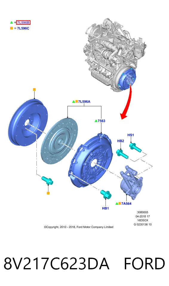 Compre 622323133 INA Kit de embraiagem (3 peças)