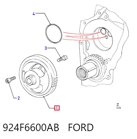 Bomba de óleo Ford Transit III V