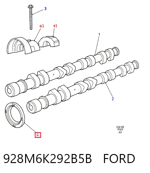 928M6K292B5B Ford