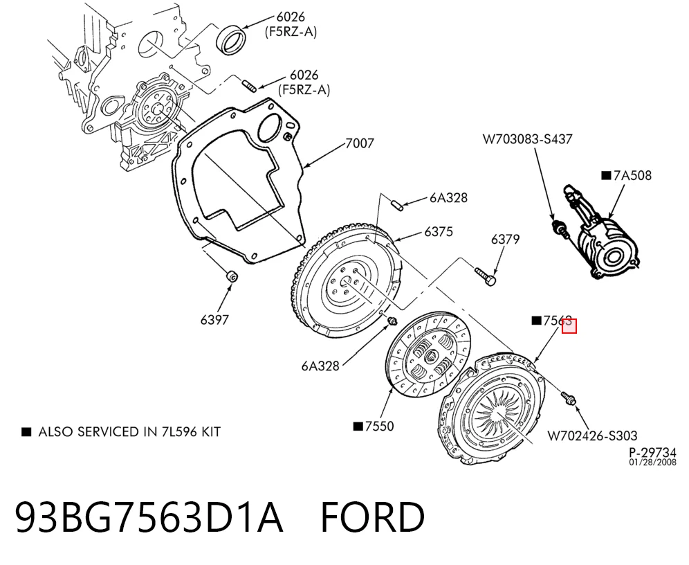  Cesta de embraiagem Ford Escort CLASSIC hatchback (AAL, ABL) (1998 - 2000) CLASSIC