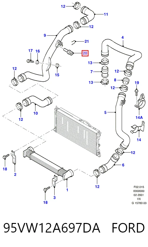 95VW12A697DA Ford