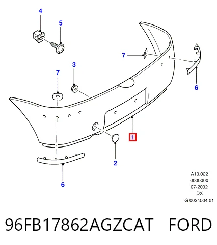 Pára-choque traseiro Ford Fiesta preço, a partir de 100,01 USD