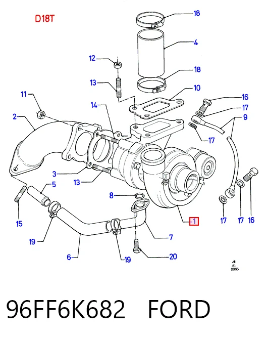Compre Turbina Ford Escort 