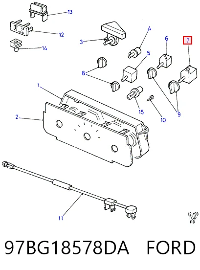 97BG18578DA Ford