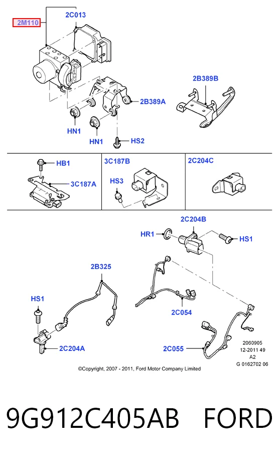  Unidade hidráulico de controlo ABS Ford S-Max monovolume (CA1) (2006 - 2014) 