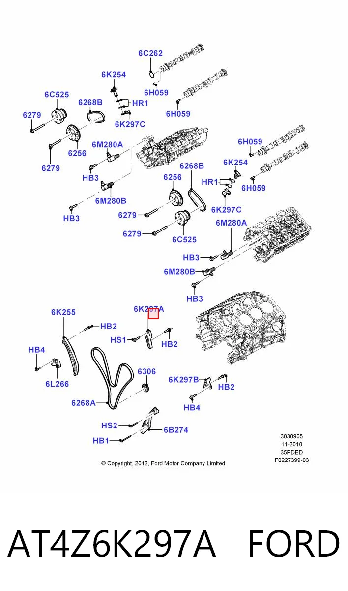 AT4Z6K297A Ford