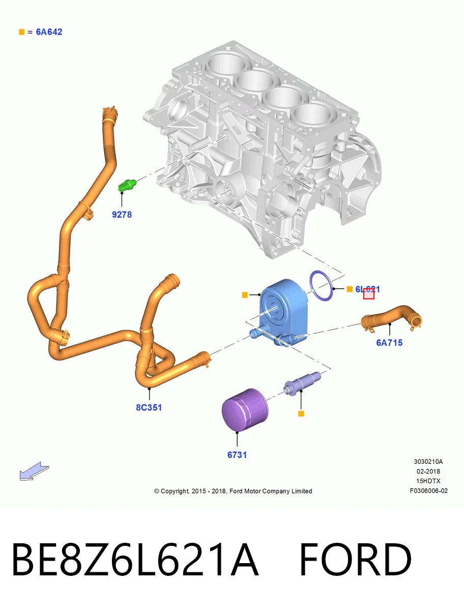 Compre 7701051538 Nissan/Infiniti Vedante do radiador de óleo