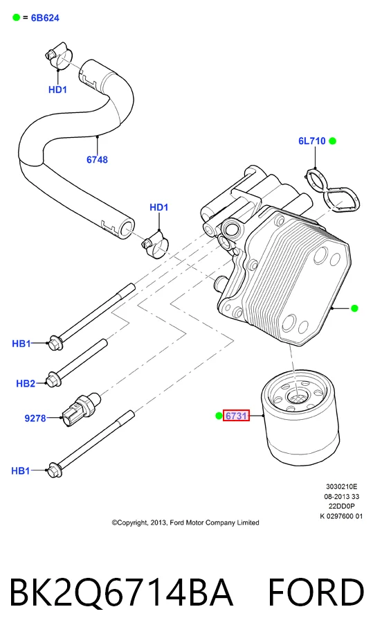 BK2Q6714BA Ford