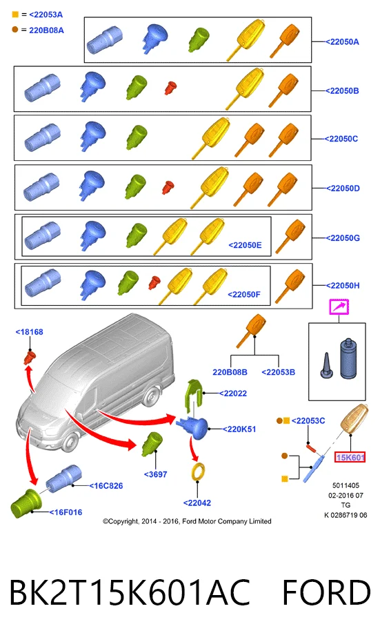 BK2T15K601AC Ford