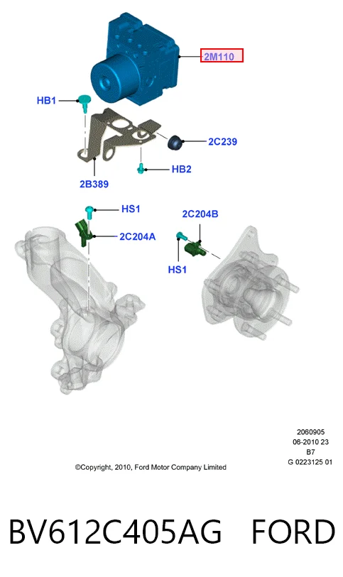 Unidade hidráulico de controlo ABS Ford Focus III CB8